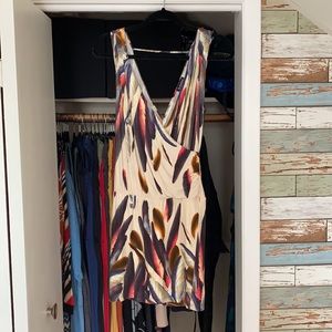 Le Chateau Wrap Style Mini Dress